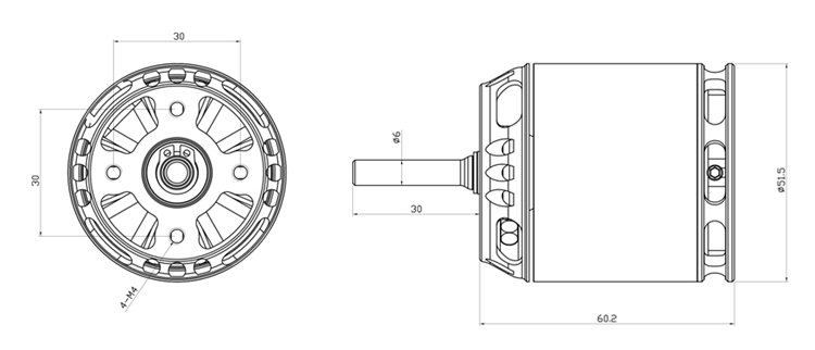 X-TEAM 4335外轉(zhuǎn)子固定翼航模無刷電機
